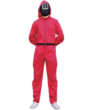 Game Jumpsuit Adult Costume with Assorted Mask