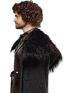 Game of Thrones Jon Snow Brown Curly Wig