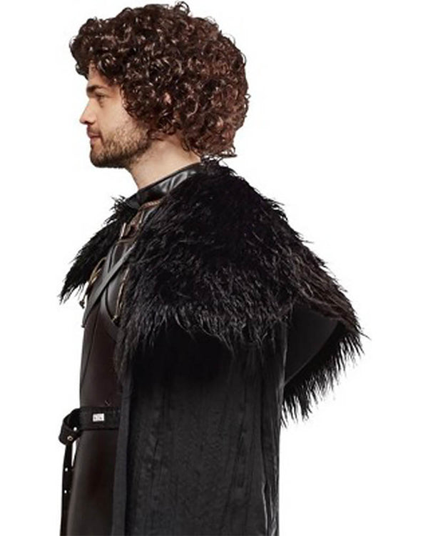 Game of Thrones Jon Snow Brown Curly Wig