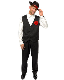 Gangster Mens Costume Size Large