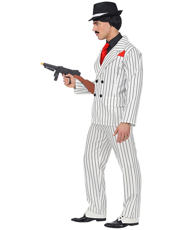 Striped Gangster Suit Mens Costume