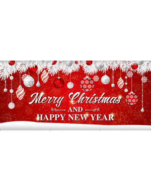 Garage Door Christmas Banner 4m