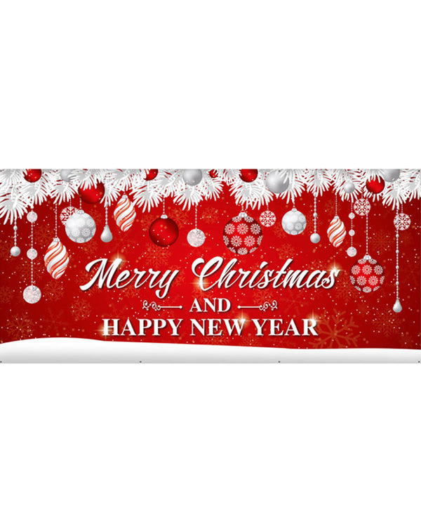 Garage Door Christmas Banner 4m