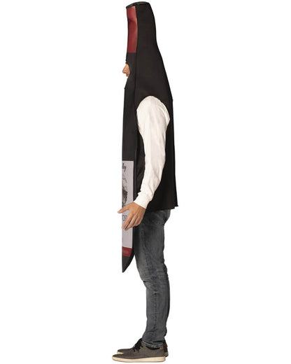 Get Real Bottle of Red Wine Adult Costume