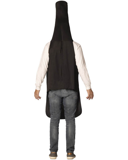 Get Real Bottle of Red Wine Adult Costume