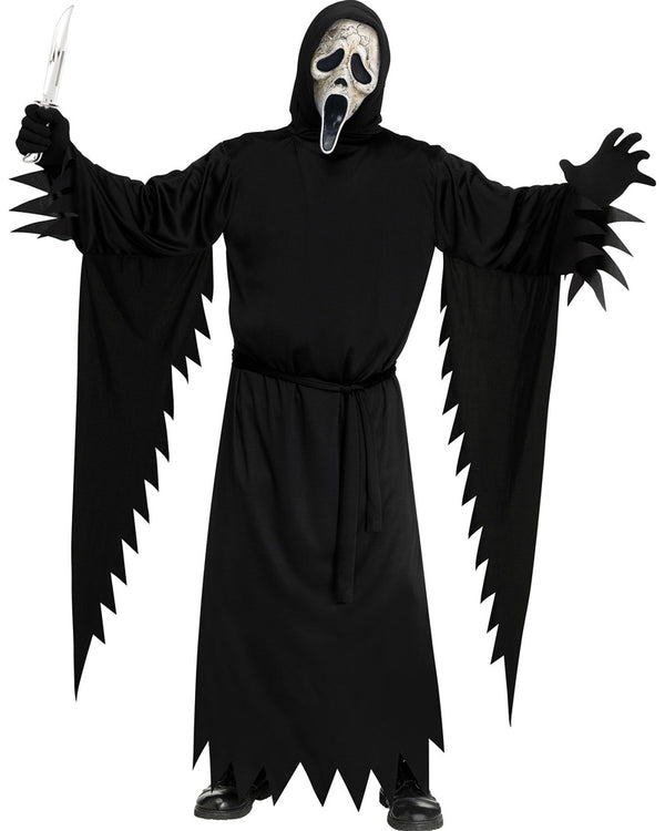 Ghost Face Aged Mens Plus Size Costume