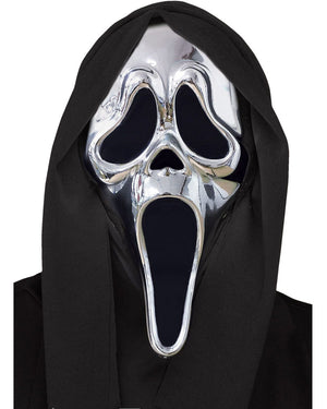 Ghost Face Chrome Mask