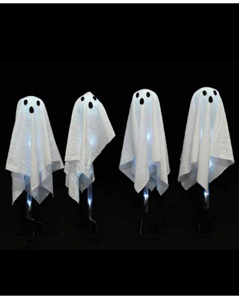 Ghost Path Lights Pack of 4 For Halloween