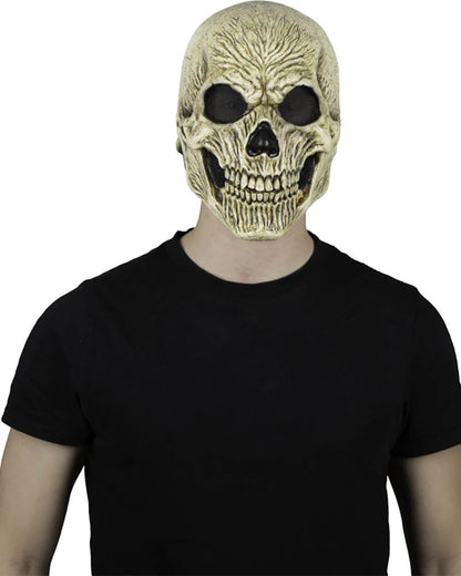 Ghoulish Man Skull Latex Mask