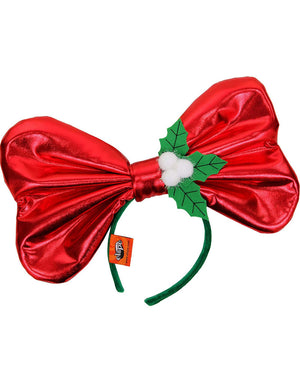 Giant Christmas Bow Headband