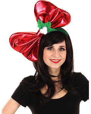 Giant Christmas Bow Headband