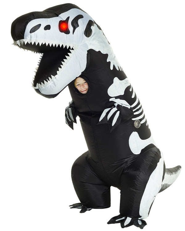 Giant T Rex Inflatable Light Up Kids Costume