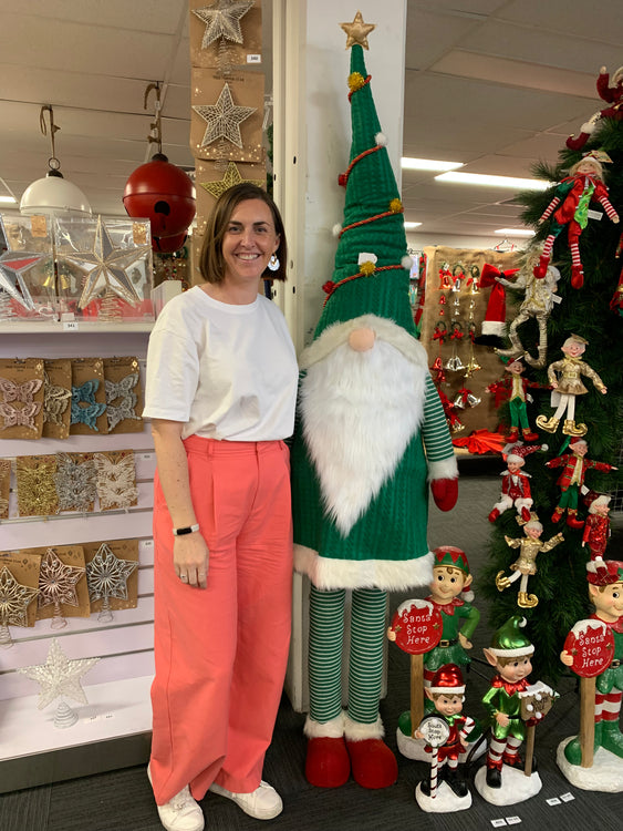 Giant Wobble Tree Gnome Christmas Decoration 2.2m