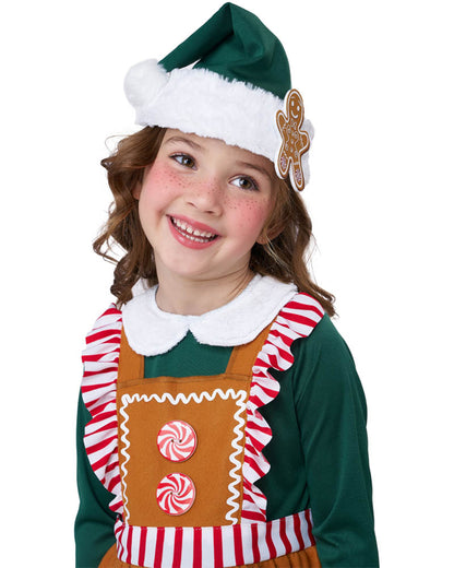 Gingerbread Elf Toddler Girls Costume