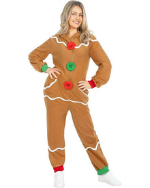 Gingerbread Man Adult Onesie