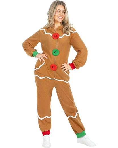 Gingerbread Man Adult Onesie
