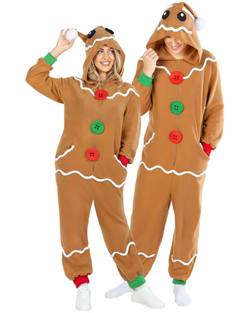 Gingerbread Man Adult Onesie