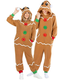 Gingerbread Man Adult Onesie