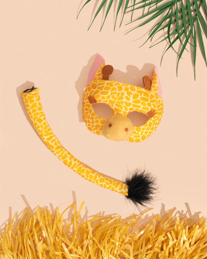 Giraffe Deluxe Mask and Tail Set