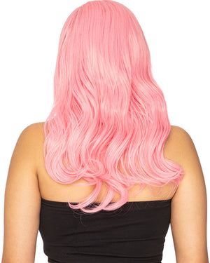 Glamour Deluxe Musk Stick Pink Long Wavy Wig