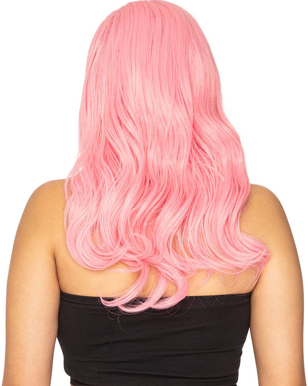 Glamour Deluxe Musk Stick Pink Long Wavy Wig