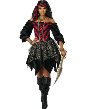 Glimmering Sea Pirate Womens Costume