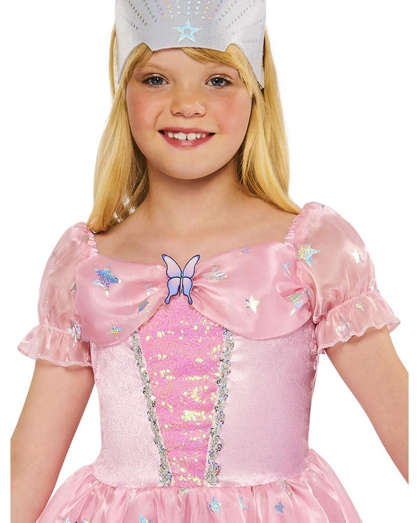 Glinda Deluxe Wizard Of Oz Girls Costume
