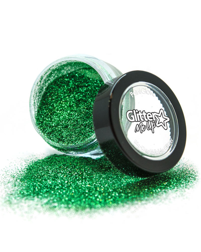 Glitter Me Up Emerald Green Fine Biodegradable Body Glitter 3g