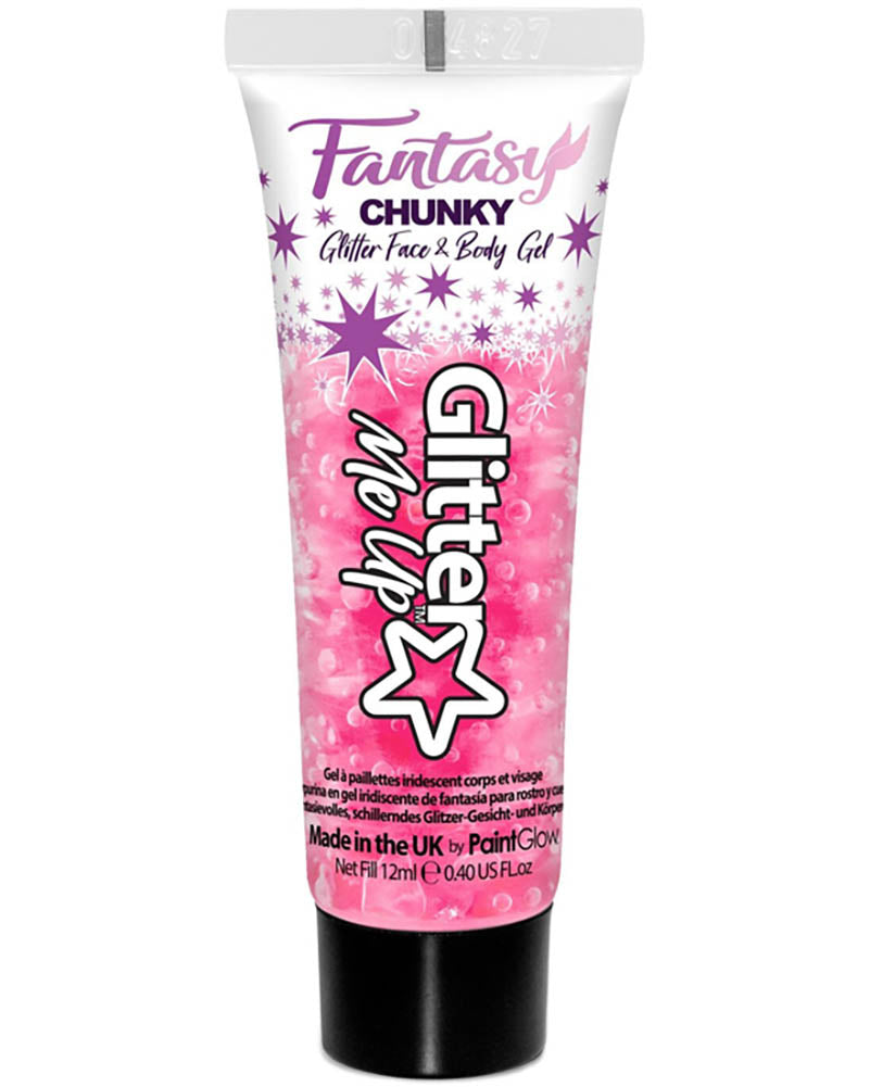 Glitter Me Up Flamingo Fiesta Chunky Body Iridescent Glitter Gel 12ml