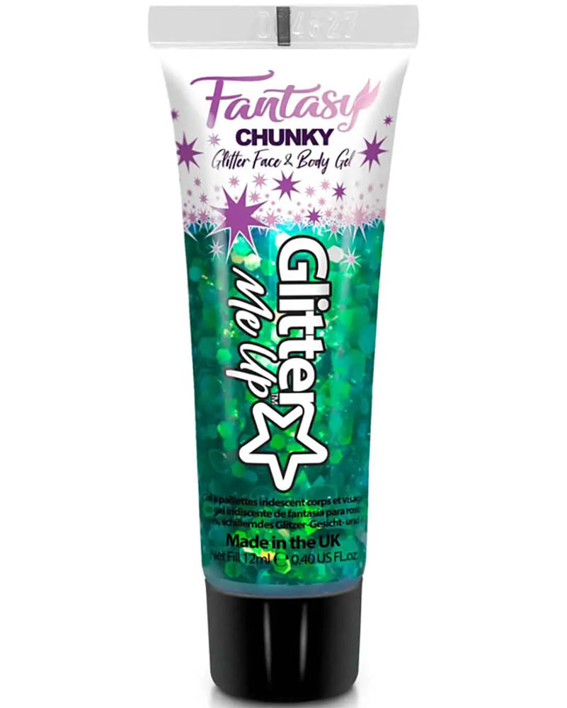 Glitter Me Up Leprechaun Luck Chunky Body Iridescent Glitter Gel 12ml