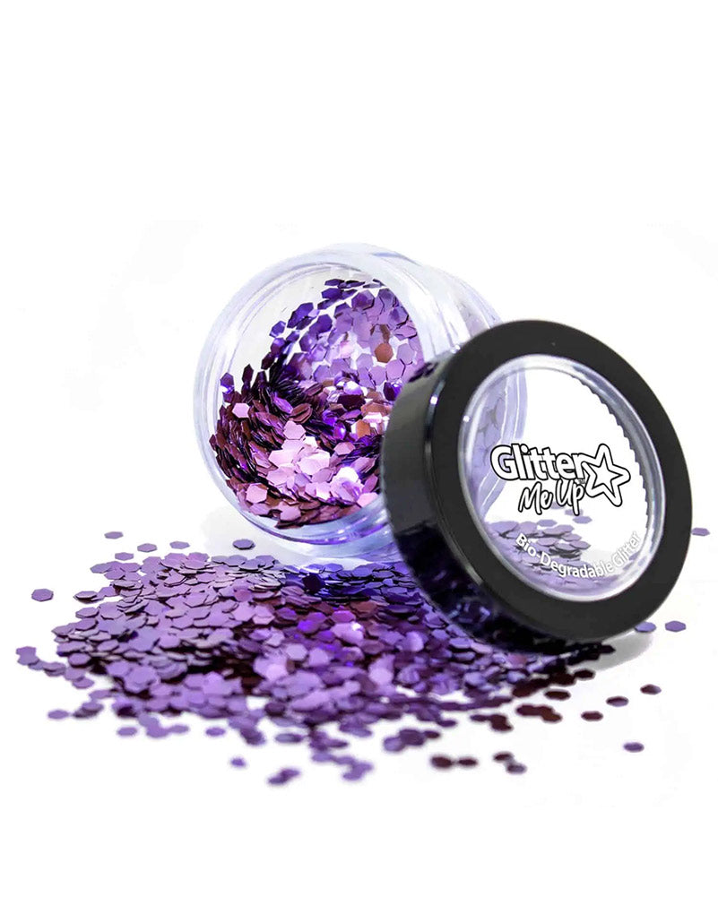 Glitter Me Up Parma Violet Chunky Biodegradable Body Glitter 3g