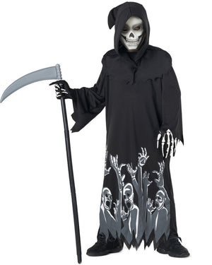 Glow Grim Reaper Boys Costume