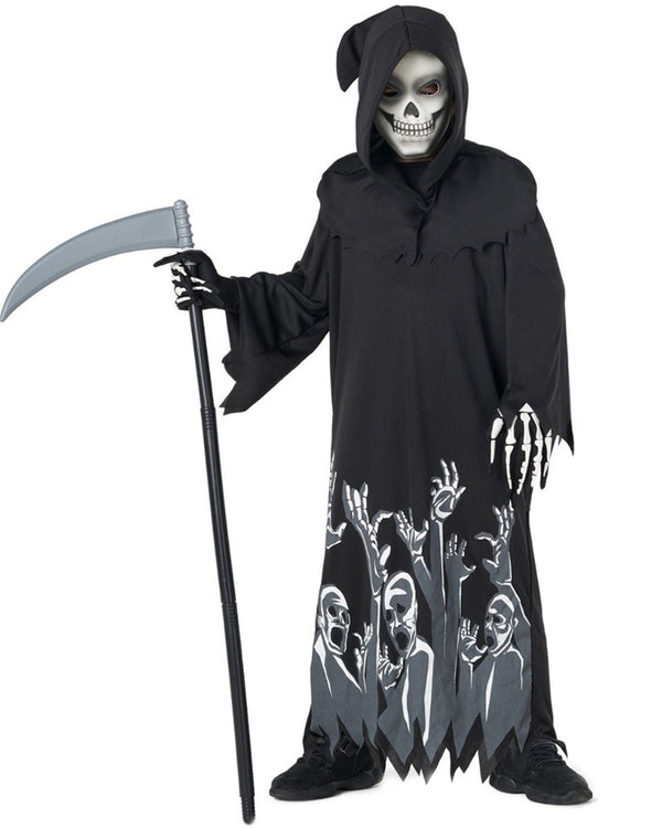 Glow Grim Reaper Boys Costume