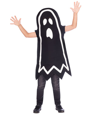 Glow in the Dark Stick Ghost Kids Costume 8-10 Years