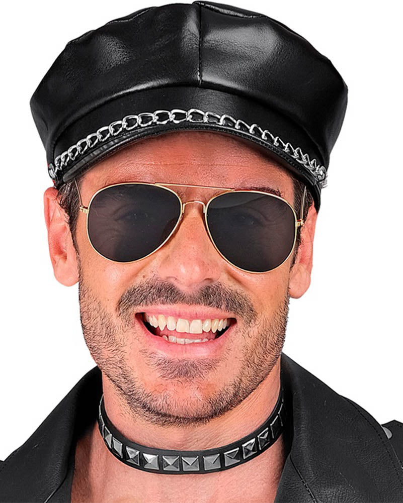 Gold Aviator Black Lense Glasses