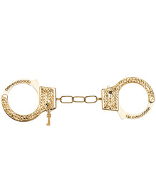 Gold Rhinestone Handcuffs