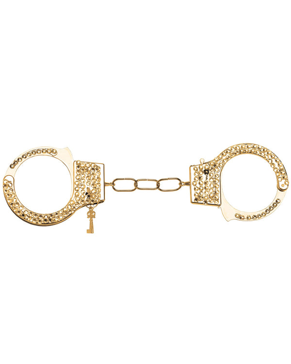 Gold Rhinestone Handcuffs