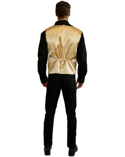 Gold Sequin Adult Vest