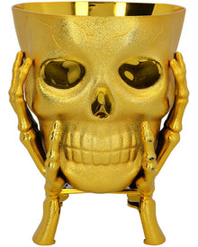 Golden Skull Bowl For Halloween