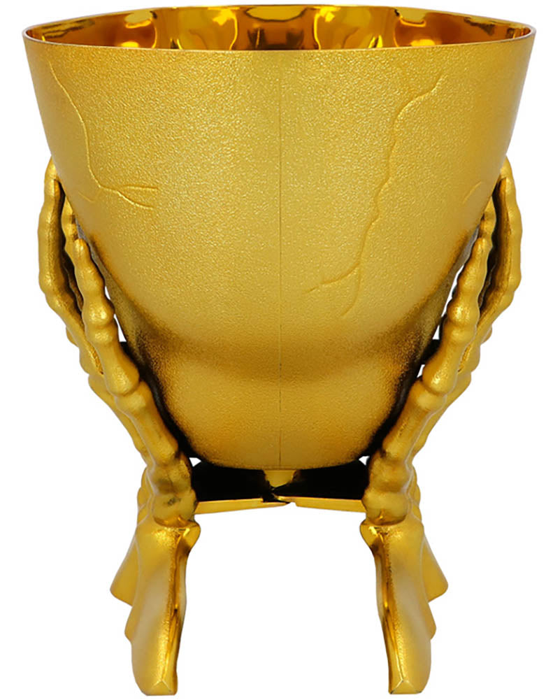 Golden Skull Bowl For Halloween