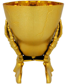 Golden Skull Bowl For Halloween