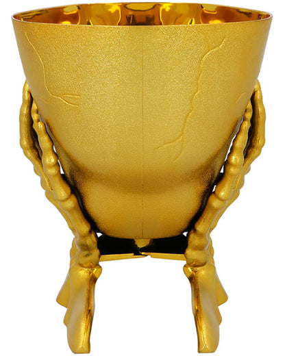 Golden Skull Bowl For Halloween