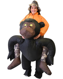 Gorilla Ride On Inflatable Adult Costume