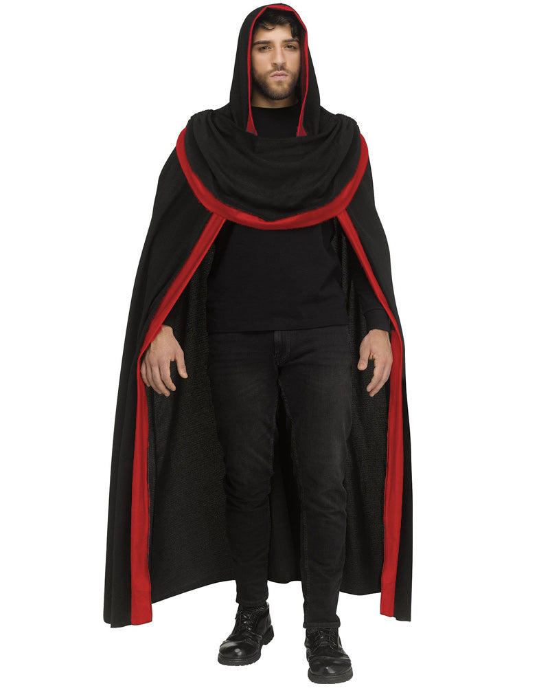 Goth Lord Hooded Mens Cloak