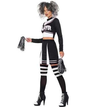 Gothic Slayer Cheeleader Womens Costume