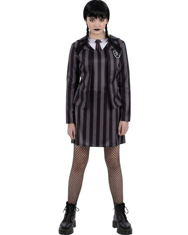 Gothic Student Uniform Girls Costume
