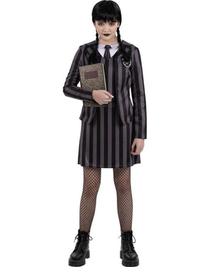 Gothic Student Uniform Girls Costume