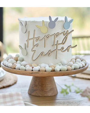Hop Hop Hooray Easter Cake Topper Set