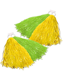 Green and Yellow Pom Pom