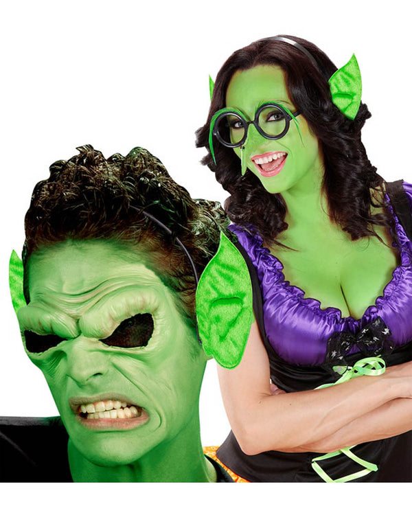 Green Baby Alien Pointed Ears Headband